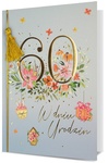 Karnet B6 HM-200 60 Urodziny pastelowe, kwiaty HM-200-2962
