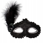 Maska karnawałowa czarna