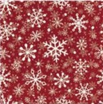 Serwetka Coctail Decor Christmas Snowflakes light red 25x25cm 20szt./op.