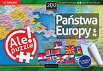 Puzzle 200 elem z planszą edukacyjną Europa mapa polityczna
