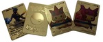 Karty Pokemon złote, metalowe