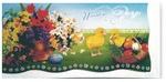 Karnet DL Wielkanoc religijny/świecki mix