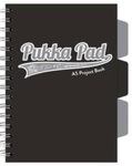 Kołozeszyt Pukka Pad A5 Project Book Black & Grey czarny kratka #