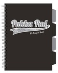 Kołozeszyt Pukka Pad B5 Project Book Blach & Grey kratka czarny