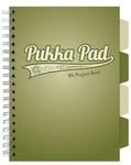 Kołozeszyt Pukka Pad B5 Project Book Green kratka oliwka