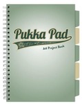 Kołozeszyt Pukka Pad A4 Project Book Sage 100 kartek kratka zielony