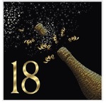 Serwetki Lunch 18th Golden Champagne SLOG054901 33x33 20 szt.op.