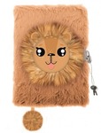 PAMIETNIK Z KLODKA  3D WLOCHACZ A5 96K  MY LITTLE FRIEND LION