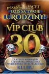 Karnet 30 Urodziny męskie VIP club JCX142