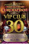 Karnet 30 Urodziny damskie VIP club JCX143