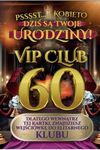 Karnet 60 Urodziny damskie VIP club JCX149