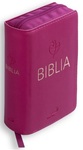 Biblia Tabor flex z zamkiem - malinowa