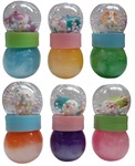 Glut slime masa plastyczna z gniotkiem squishy zwierzątko w kubku  mix 31309