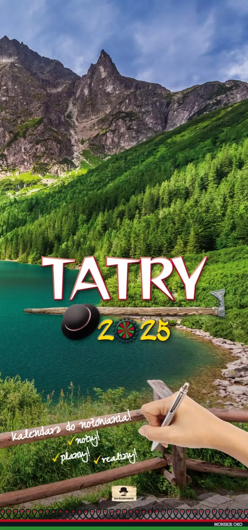 Kalendarz paskowy szeroki 2025 Tatry