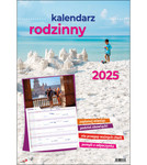 Kalendarz ścienny 2025 Rodzinny. Kalendarz notatnikowy