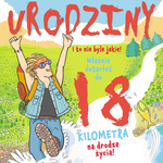 Karnet KW 18 Urodziny chłopak góry, holo