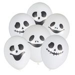 BALONY Z HALLOWEENOWYM NADRUKIEM-DUSZKI 6SZT