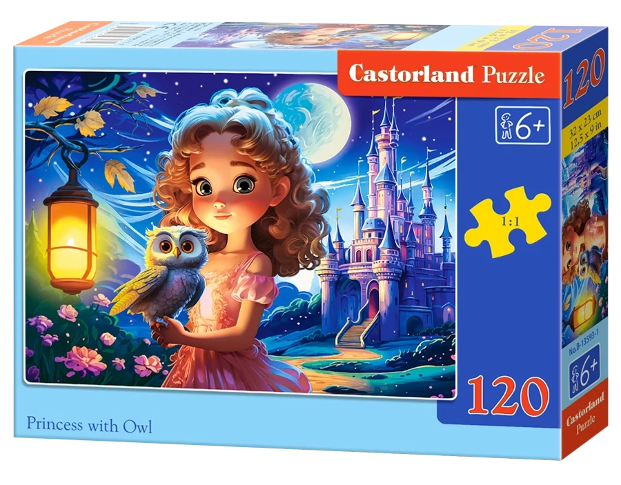 Puzzle 120 elem. Princess with owl