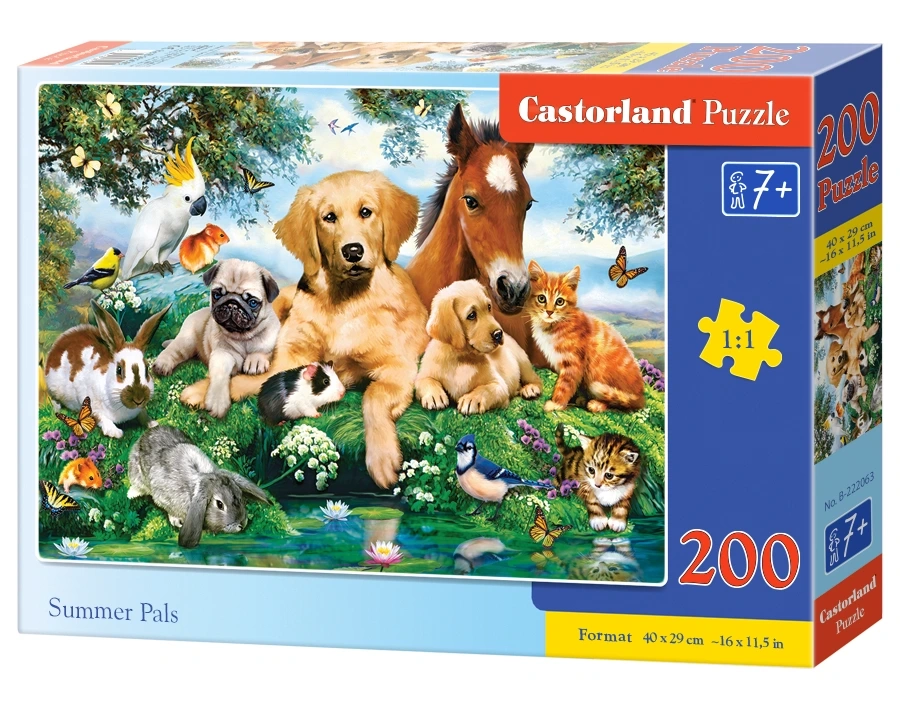 Puzzle 200 elem. Summer pals