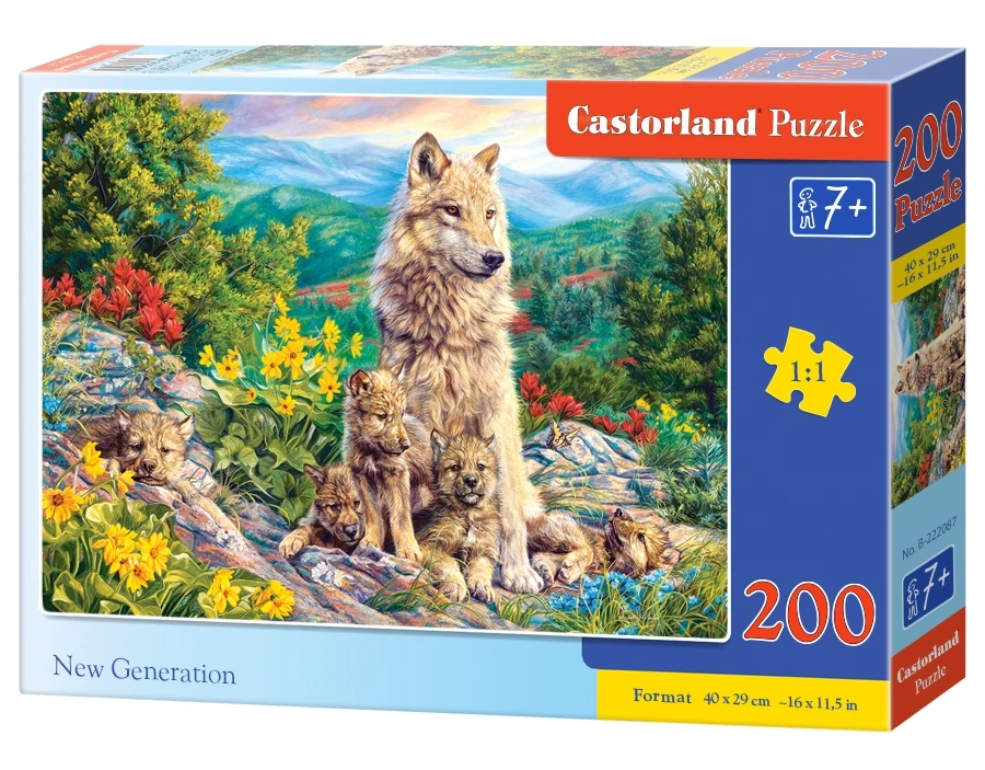 Puzzle 200 elem. New generation