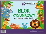 Blok rysunkowy  A3 kolor
 10szt/opak