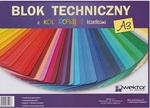 Blok techniczny a3 kolor  Wektor
 10szt/opak