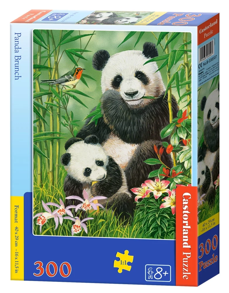 Puzzle 300 elem Panda Brunch