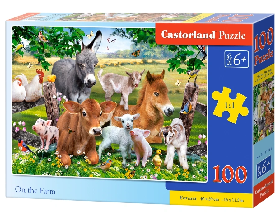 Puzzle 100 elem. On the farm