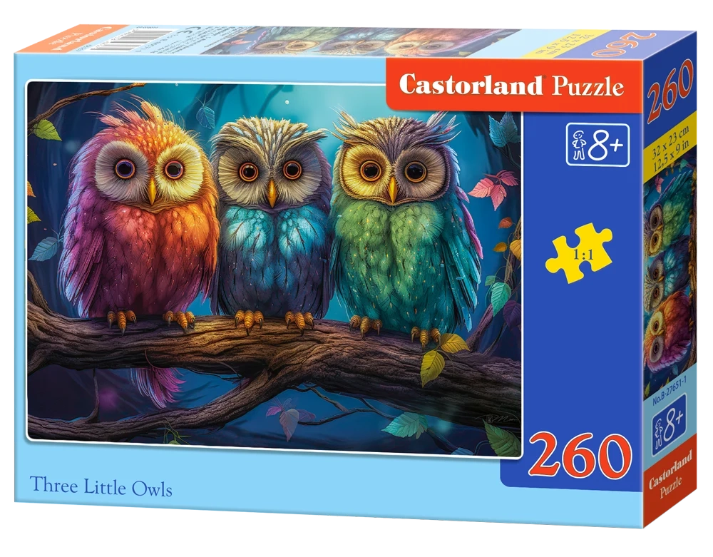 Puzzle 260 elem. Three little owls