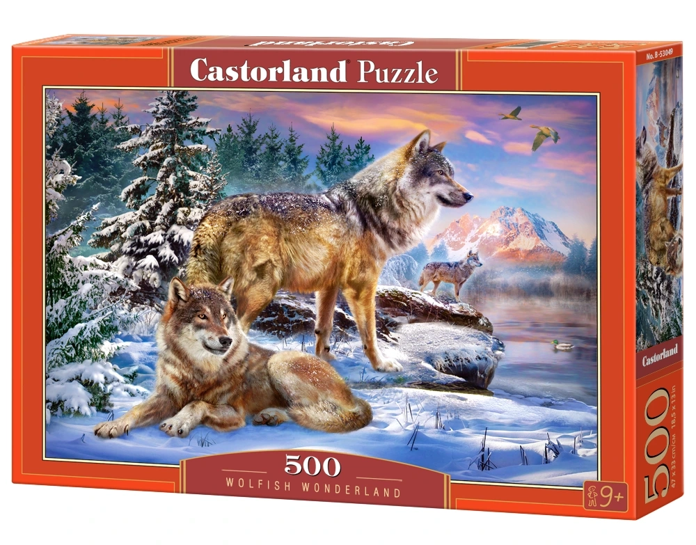 Puzzle 500 elem. Wolfish wonderland