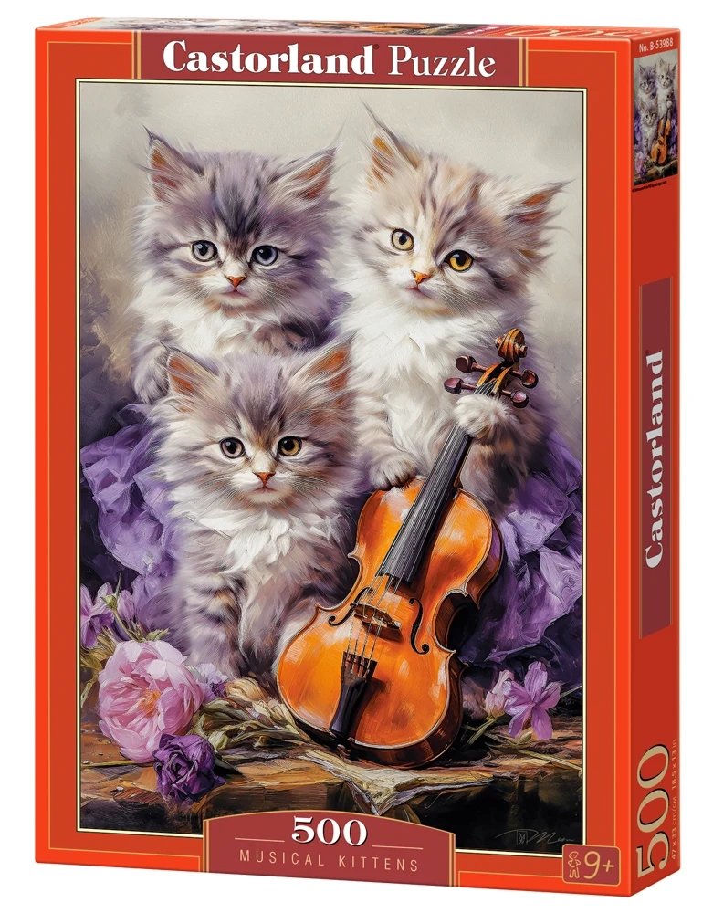 Puzzle 500 elem. Musical kittens