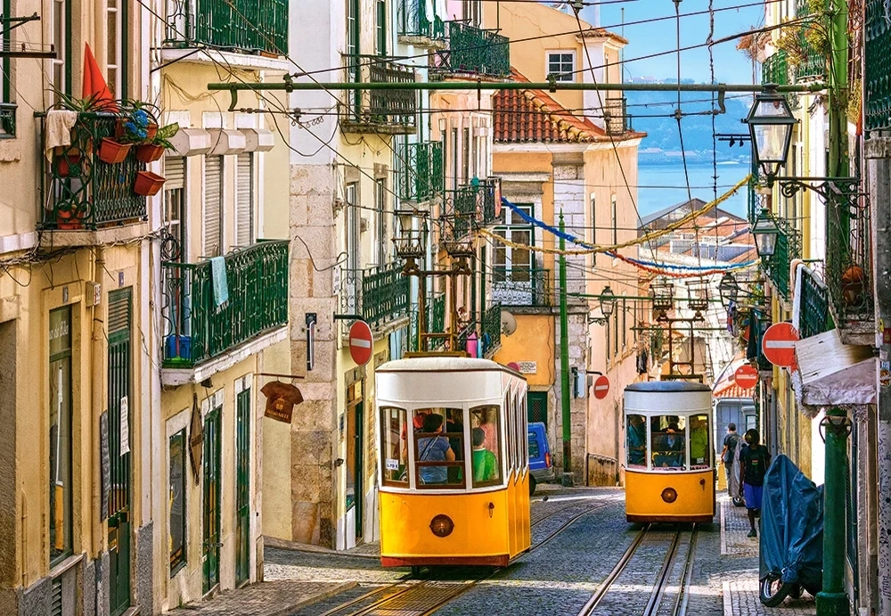 Puzzle 1000 elementów LISBON TRAMS PORTUGAL