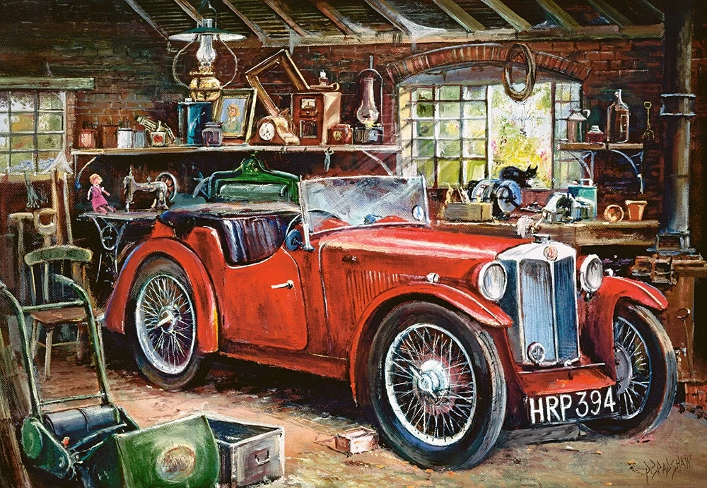 Puzzle 1000 elementów  VINTAGE GARAGE