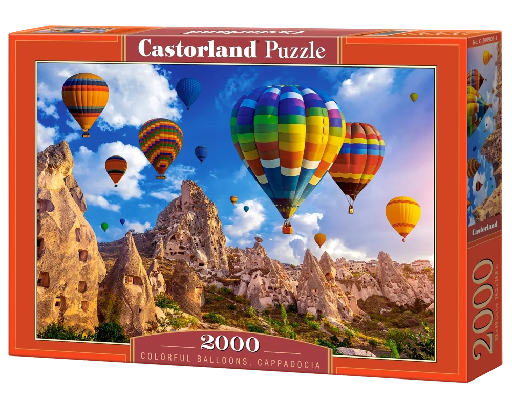 Puzzle 2000 elementów  COLORFUL BALLOONS ,CAPPADOCIA