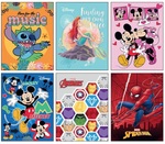 Torebka Disney błyszczący papier TGD-30 duża (26,4x32,4x13,7cm) mix