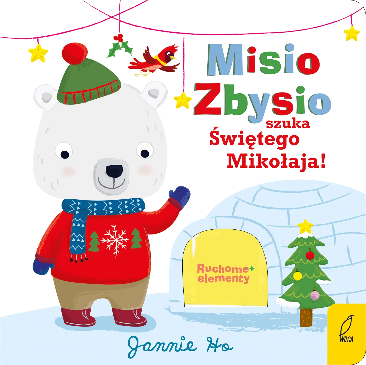 Misio Zbysio szuka Świętego Mikołaja! Ruchome elementy