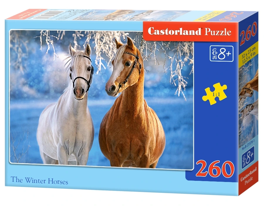 Puzzle 260 elementów The Winter Horses