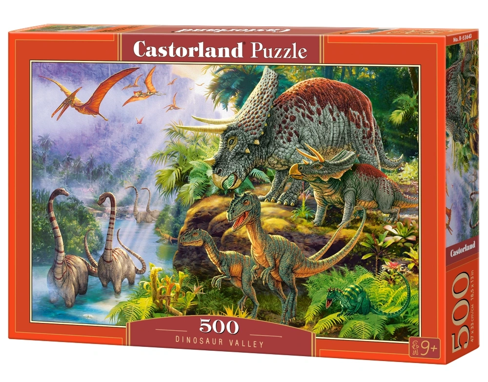 Puzzle 500 elem. Dinosaurs valley