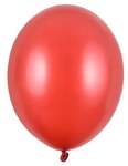 Balony Strong 30cm, Metallic Poppy Red: 1op./100szt.