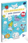 Kolorowanka z naklejkami  A4 96 Duże Obrazki