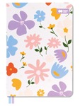 Notes BLOOM Pastel A5 80 arkusz wstążki kratka 80g