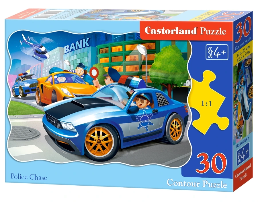 Puzzle 30 elem. Police Chase