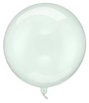 Balon Kula, 40cm, transparentny, zielony