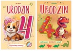 Karnet B6 Fantazja 4 urodziny mix