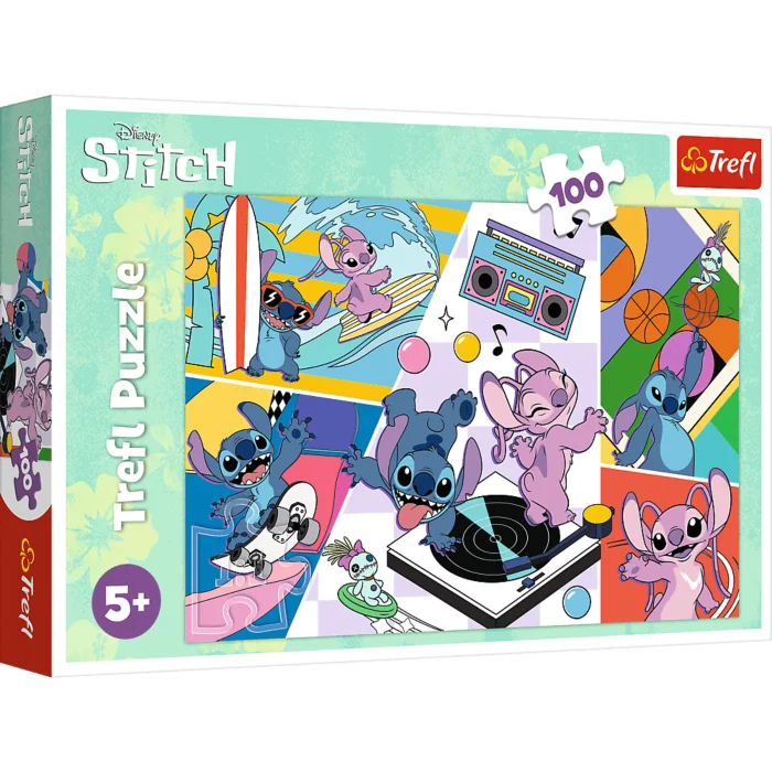 Puzzle 100 elem Wspomnie Lila&Stich