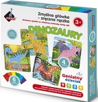 ZMYŚLNA GŁÓWKA -ZRĘCZNA RĄCZKA  DINOZAURY  GENIALNY DZIECIAK