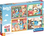 Puzzle 4 w 1 Bluey
 21530