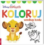 DISNEY MALUCH. KOLORUJ WEDŁUG KODU
