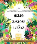 Ogród, zasłona i krzyż