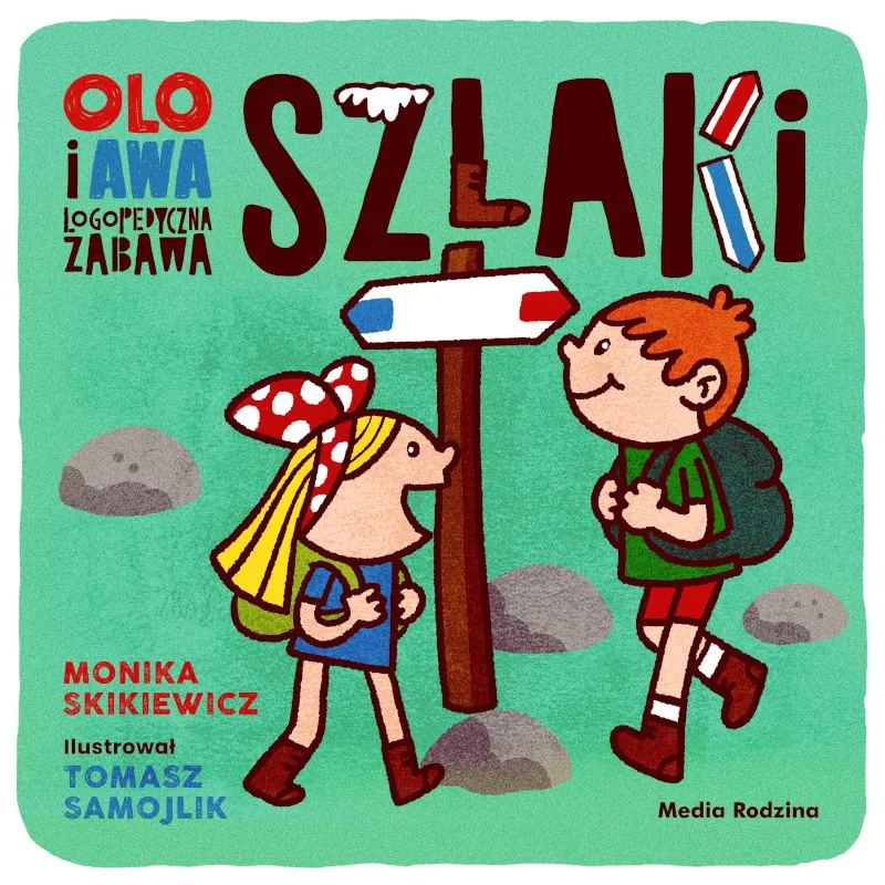 Olo i Awa. Logopedyczna zabawa. Szlaki
